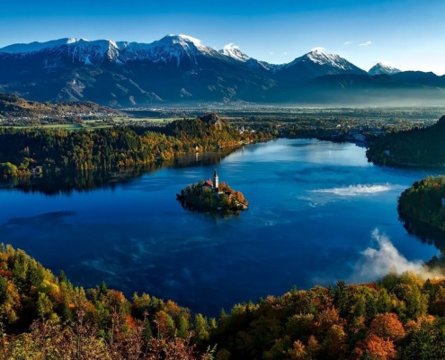 Lago Bled e Slovenia